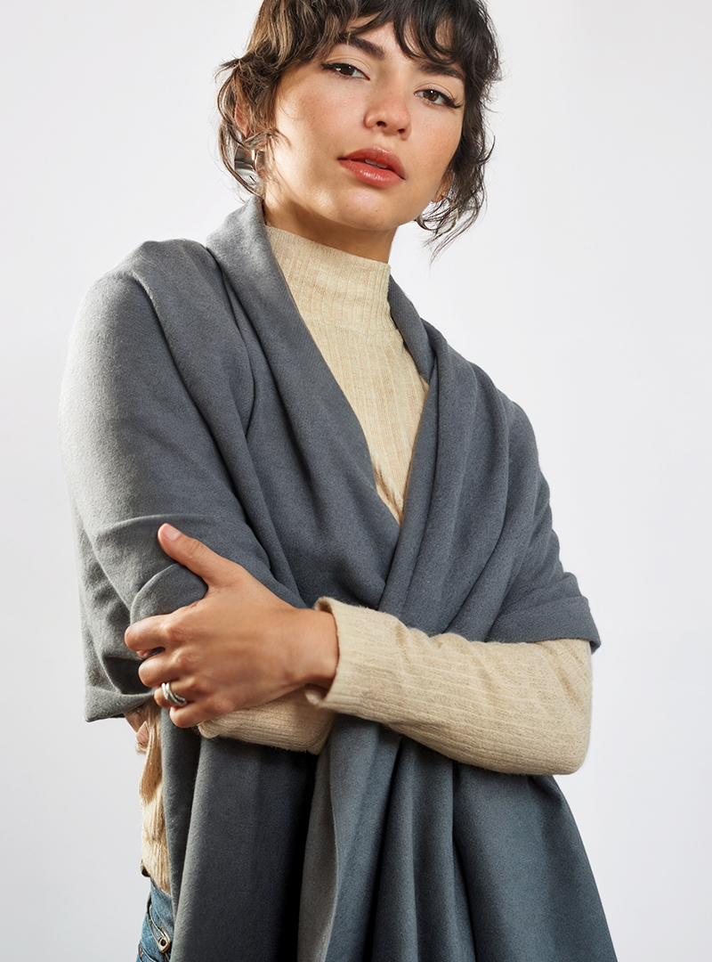 Pashminas Kamil - Plomo